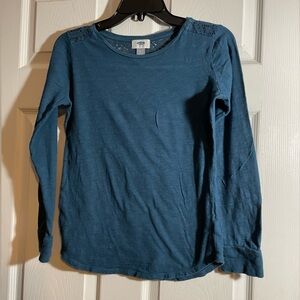 Blue Long Sleeve Top